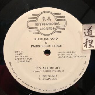 Sterling Void & Paris Brightledge – It's All Right (DJ 902)