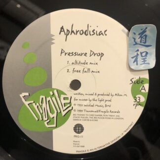 [Alton Miller別名義] Aphrodisiac – Pressure Drop / Feathers In My Face (FRG-11)